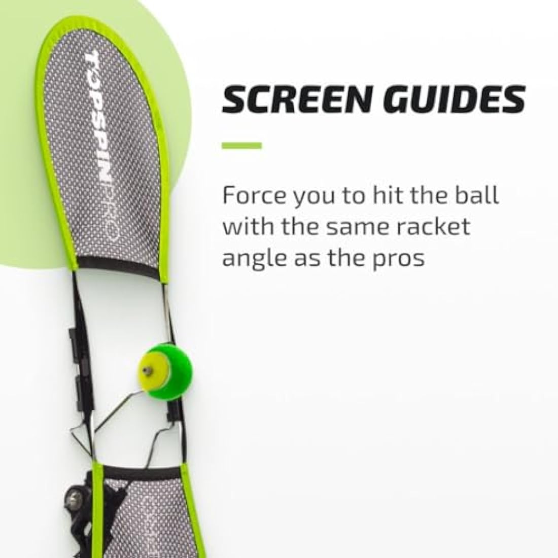 TopspinPro - Tennis Training Aid, Learn Topspin in 2 Minutes a Day