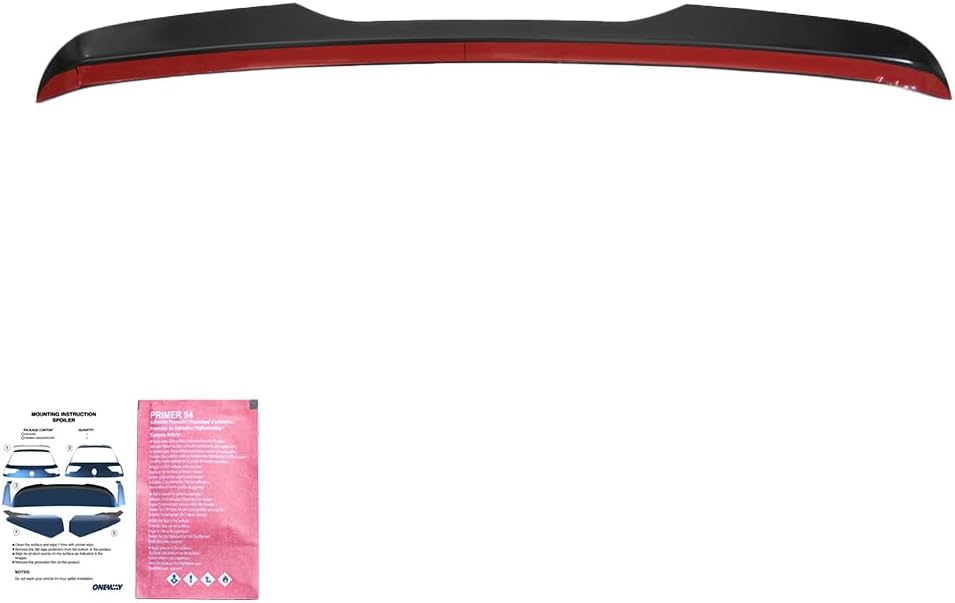Oneway Roof Spoiler (Cap) compatible with BMW iX M-Pack i20 2021- - Gloss black