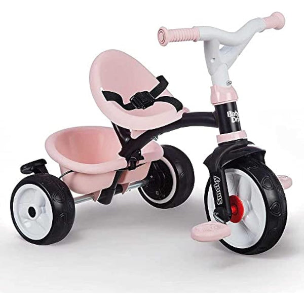 Tricycle évolutif Smoby Baby Driver Plus - Rose