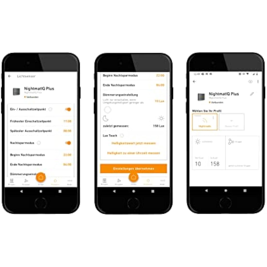 Steinel NightmatIQ Plus Twilight Sensor White, Smart Twilight Switch, 1000 W, Dusk to Dawn Timer, App Operated