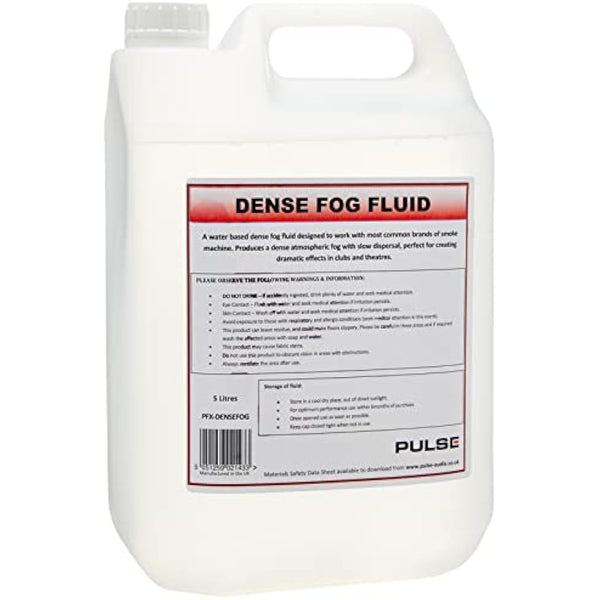 Dense Fog Fluid 5 Litre Dense Atmospheric Fog Effect