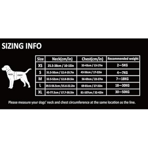 WINHYEPET True Love No-Pull Dog Harness,Adjustable Outdoor Vest Reflective Nylon Soft Pet Harness Dog Suitable Small Medium Large Breeds TLH5654(Black,XL)