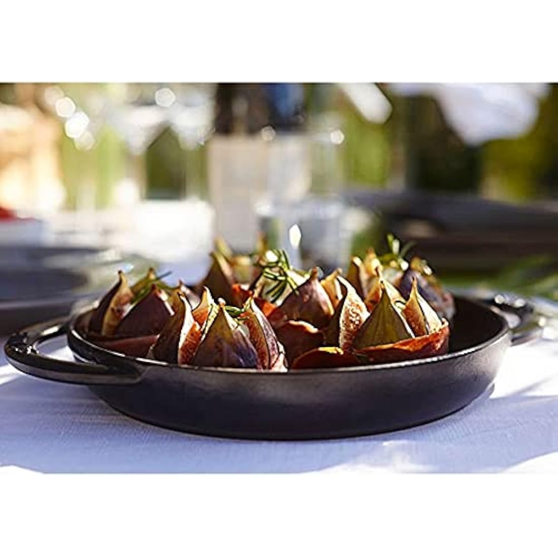 STAUB Cast Iron Double Handle Fry Pan, Black, 20 cm