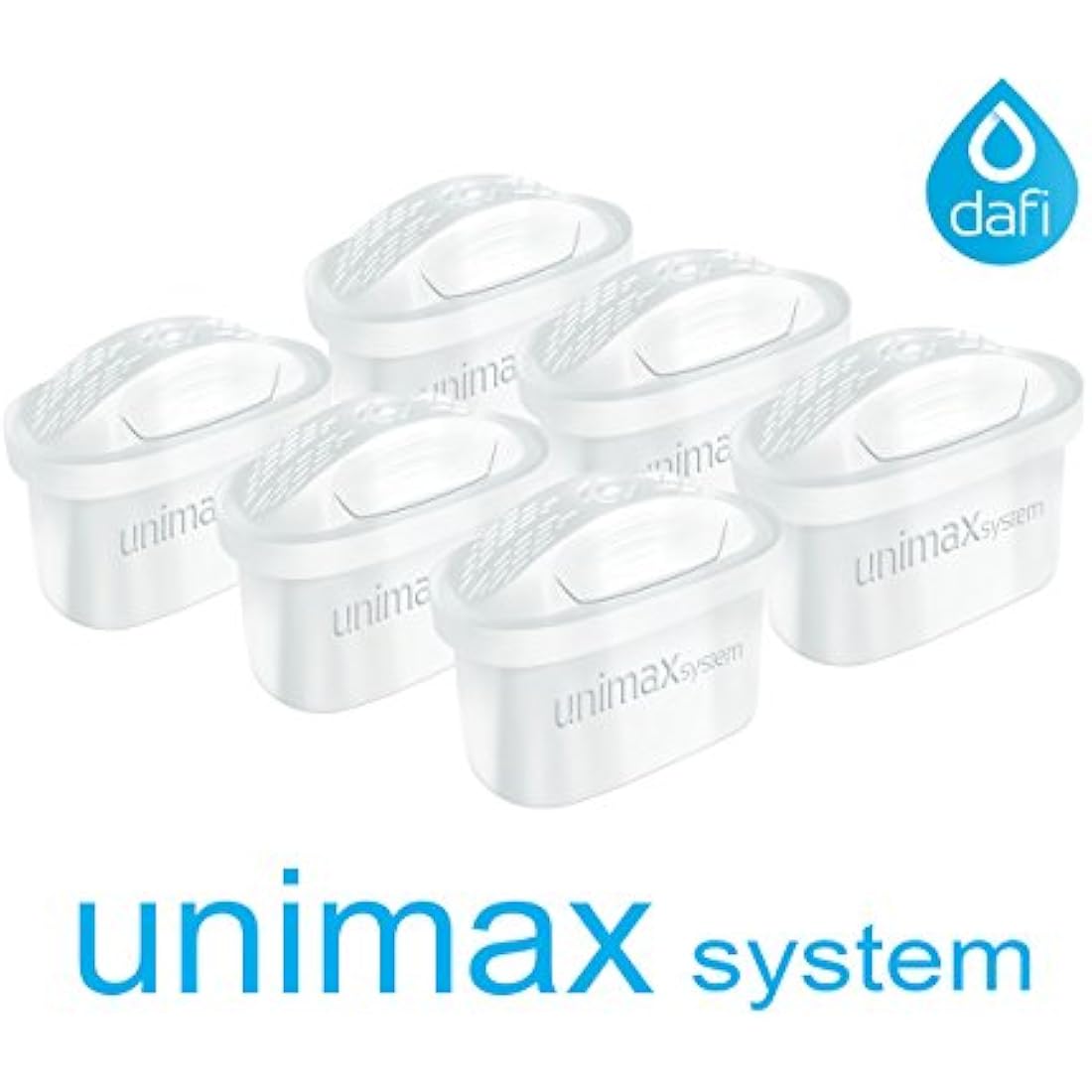 Pack of 6 Universal Water Filter Cartridges to fit Brita Maxtra Jugs (Except Maxtra+)
