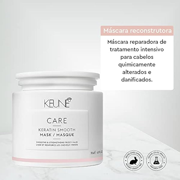 Keune Care Line Keratin Smooth Mask - Anti-Frizz Mask 500 Ml