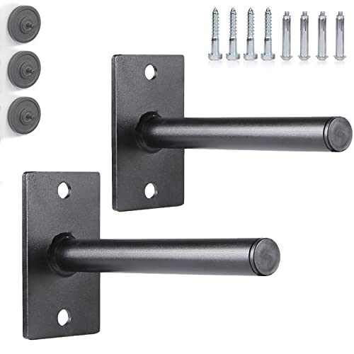 SYL Fitness Wall Mounted Weight Plate Holder - Fits 1" Weight Plates