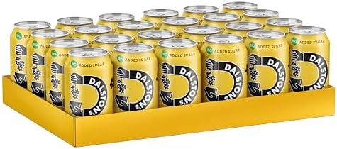 Dalston's Sparkling Elderflower Soda (24 x 330ml) - Real Pressed Elderflower & Sparkling Water - 46 Kcal - No Added Sugar - No Artificial Sweeteners - Healthy Alternative - Low Calorie - Vegan