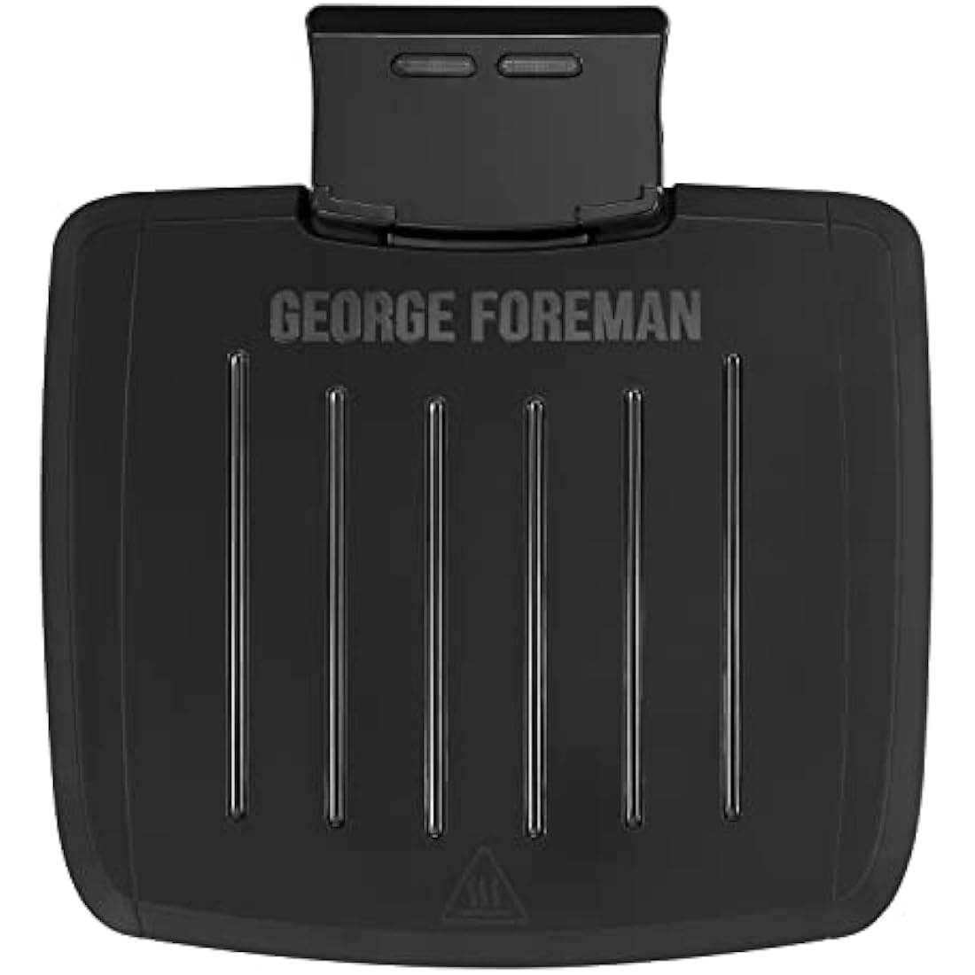 George Foreman Immersa Small Electric Grill [Removable Control Panel allows grill machine to be fully washable & dishwasher safe, Energy saving, Healthy, Toastie, Panini, Hot plate, BBQ] Black, 28300