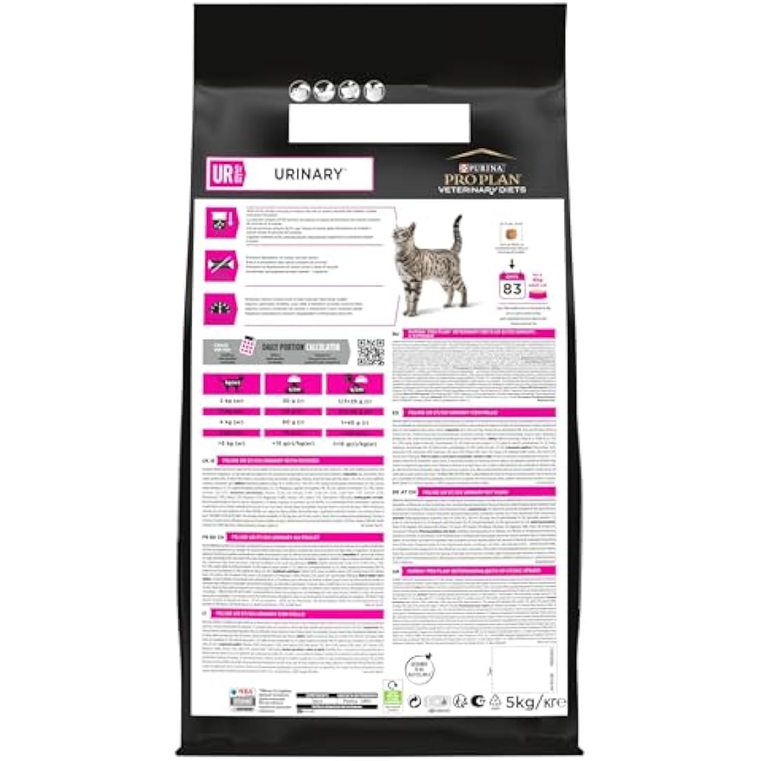 PRO PLAN VETERINARY DIETS UR Urinary Chicken Dry Cat Food 5kg