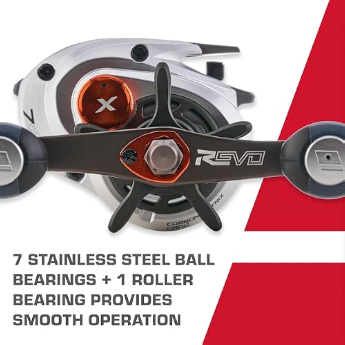 Abu Garcia Revo X Low Profile Baitcast Fishing Reel
