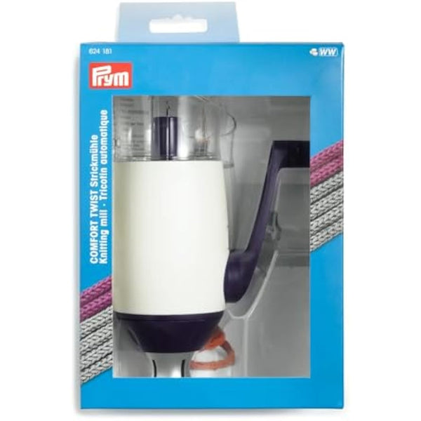 Prym Knitting Mill, Metal, Wool, Violett Weiß, One Size