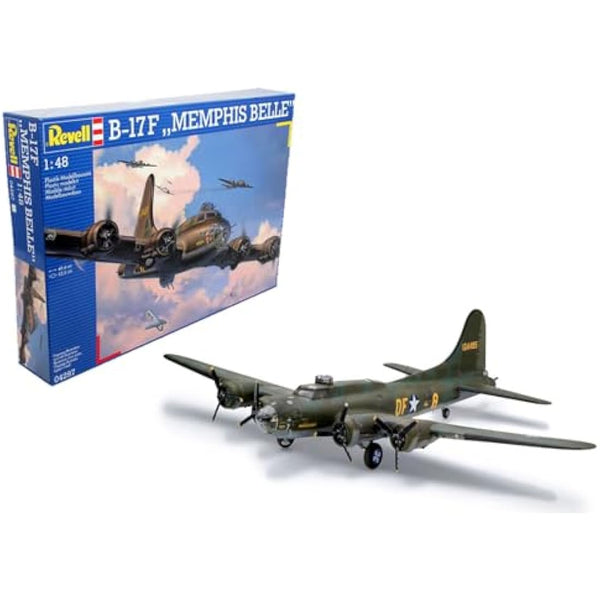 Revell 04297 B-17F Memphis Belle 1:48 Scale Unbuilt/Unpainted Plastic Model Kit