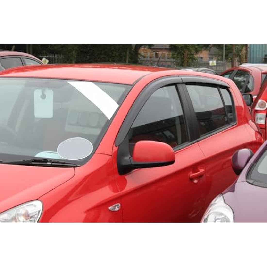 AUTO CLOVER Wind Deflectors Set for Hyundai i20 2008-2014 (4 pieces)