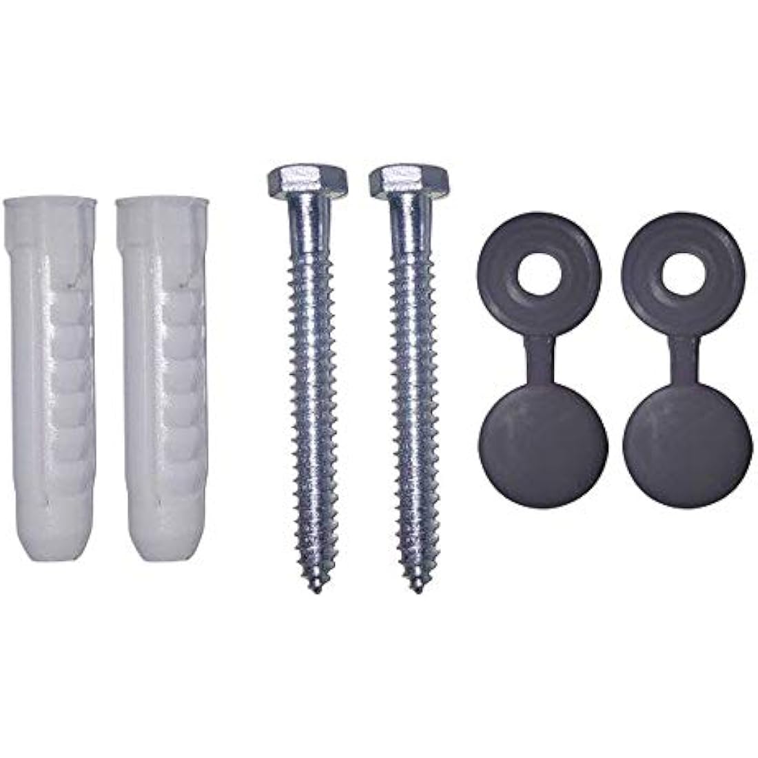 NRG Pair of Floor Mounting Feet for Traditional 3 Column Radiators Anthracite