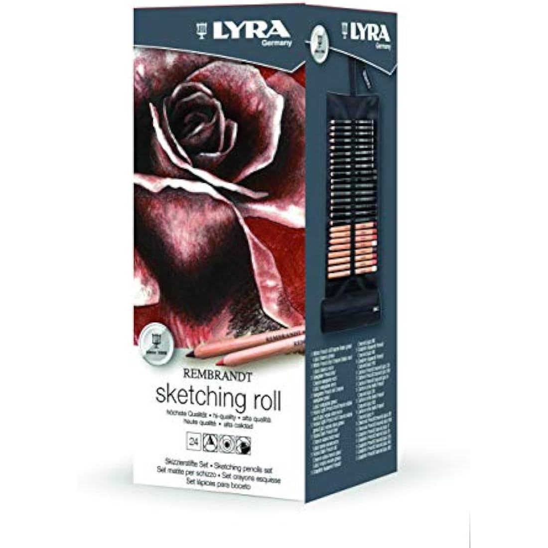 LYRA Rembrandt Art Specials, Fine Art Sketching Set, 24 Pieces, Assorted Pencils, For Professionals & Students