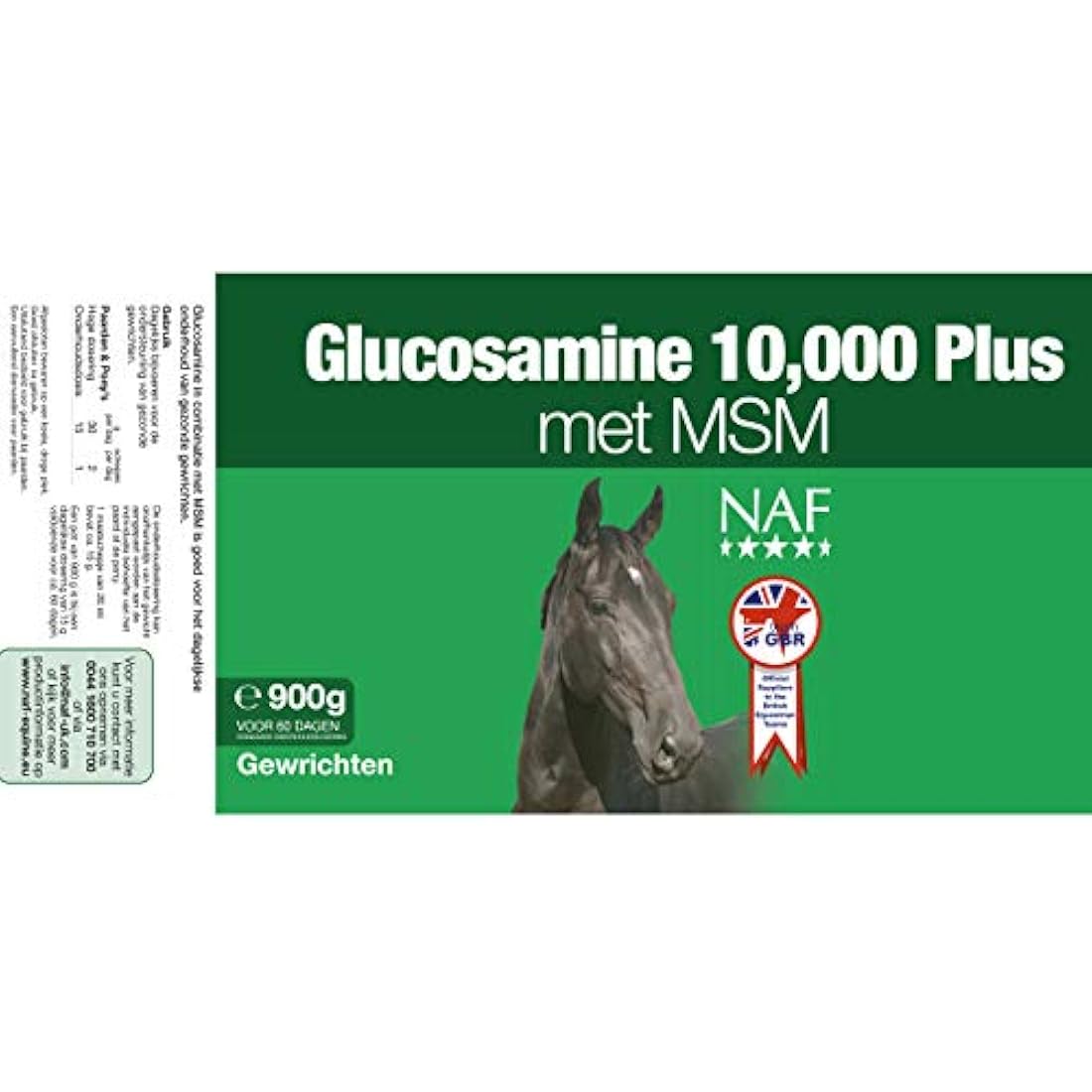 NAF Glucosamine 10000 Plus with MSM, 900 g (Pack of 1)