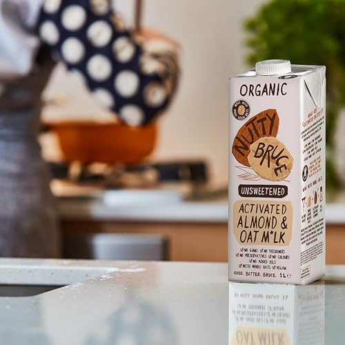 Nutty Bruce Nutty Bruce Activated Almond & Oat Milk 1L-6 Pack