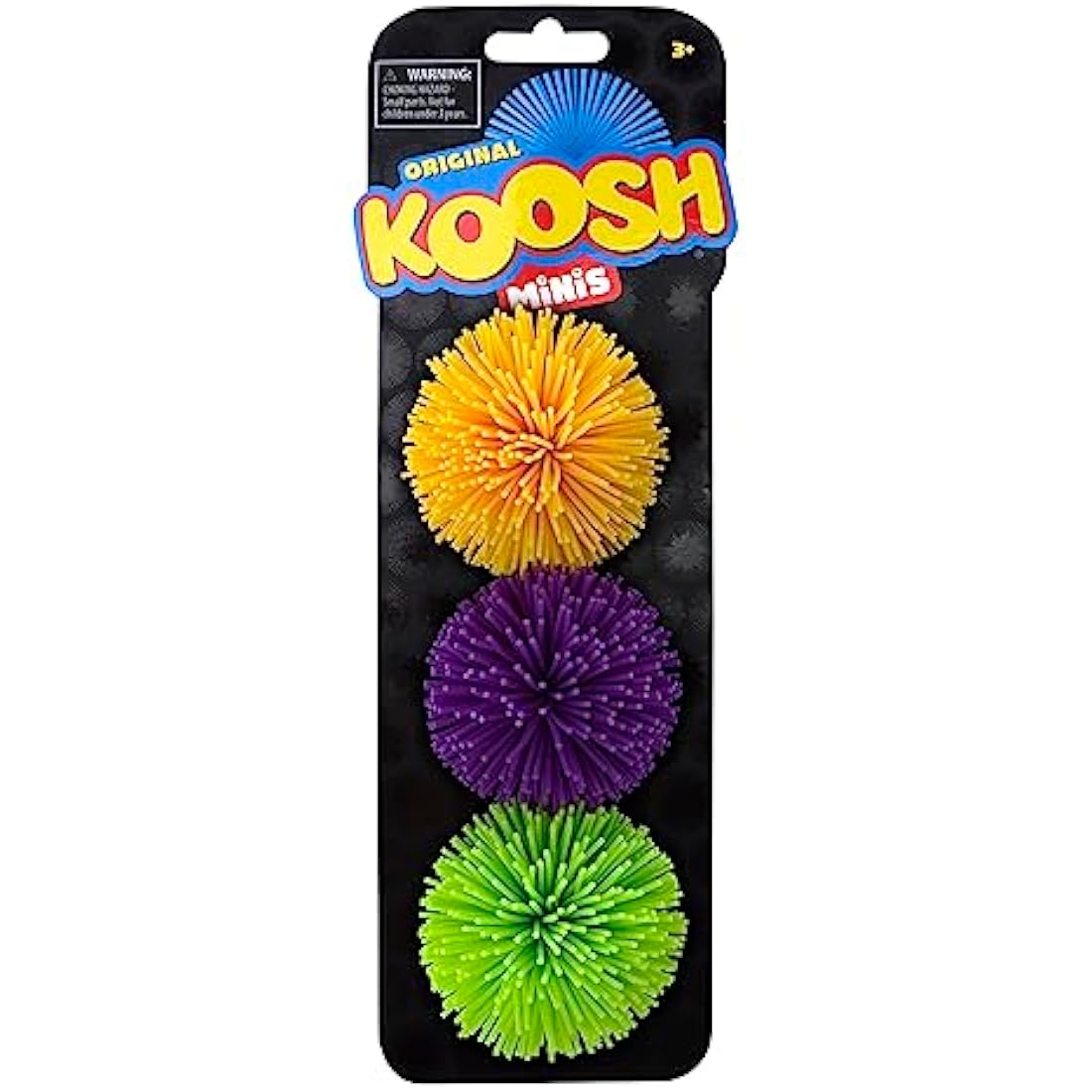 Koosh Minis Variety Colour 3-Pack - The Easy to Catch, Hard to Put Down Ball! - Fidget Toy for Kids