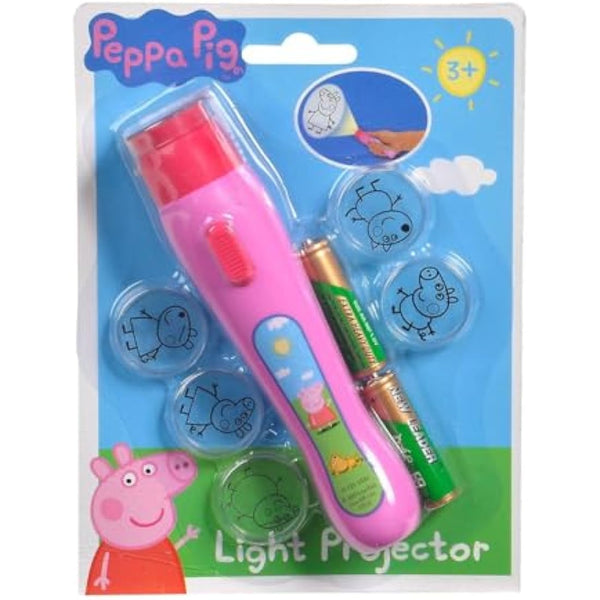 Simba 109262386 Peppa Pig Light Projector, Pink/Green/Blue/Yellow