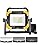 CLV 80W LED Work Light, 8000LM Job Site Light Plug in Folding Floodlight with 3.5M Cable Plug, 6500K Cold White Portable Stand Work Lights Mains Powered LoftLight for Car Repairing Workshop Garage