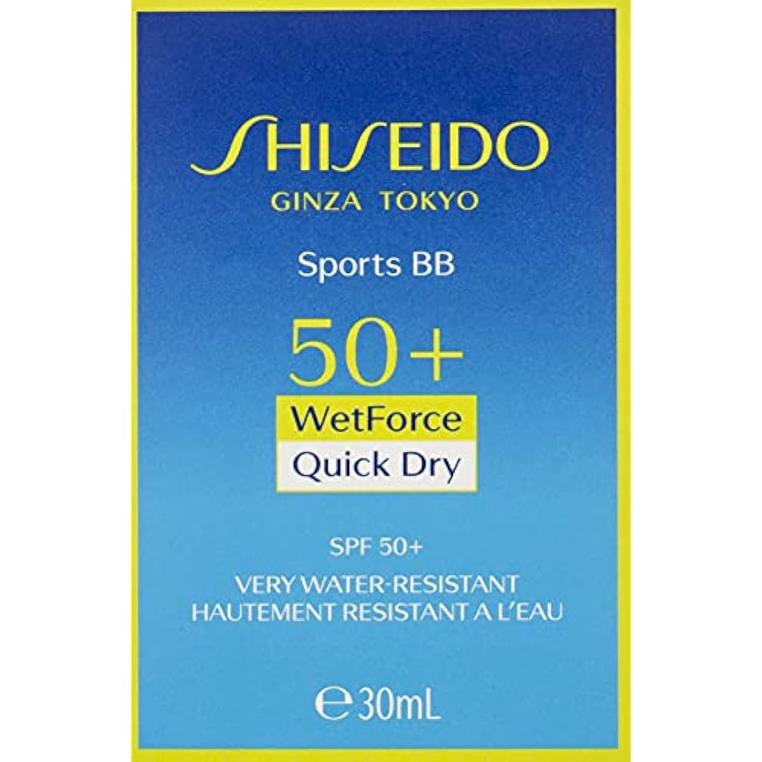 Shiseido Sports BB SPF 50+BB Cream, Medium, 0.1 kg