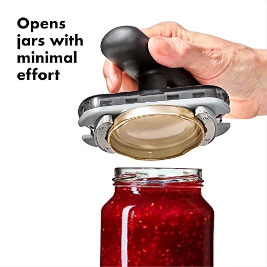 OXO Good Grips Twisting Jar Opener with Basepad, Black, One Size