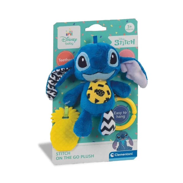 Disney Baby-Stitch Soft Rattle Travel Plush