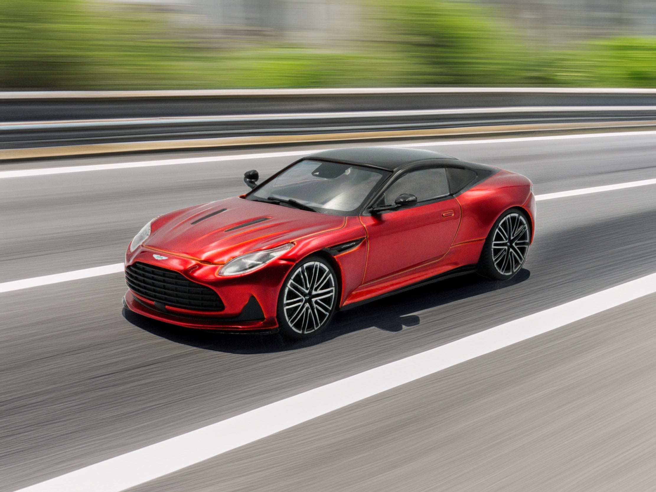 Aston Martin DB12 2023 Hyper Red 1:43 Scale Solido Diecast Model