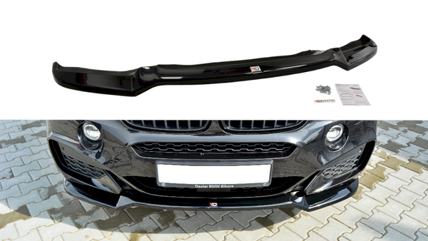 Maxton Design - FRONT SPLITTER V.1 BMW X6 F16 M SPORT (2014-19)
