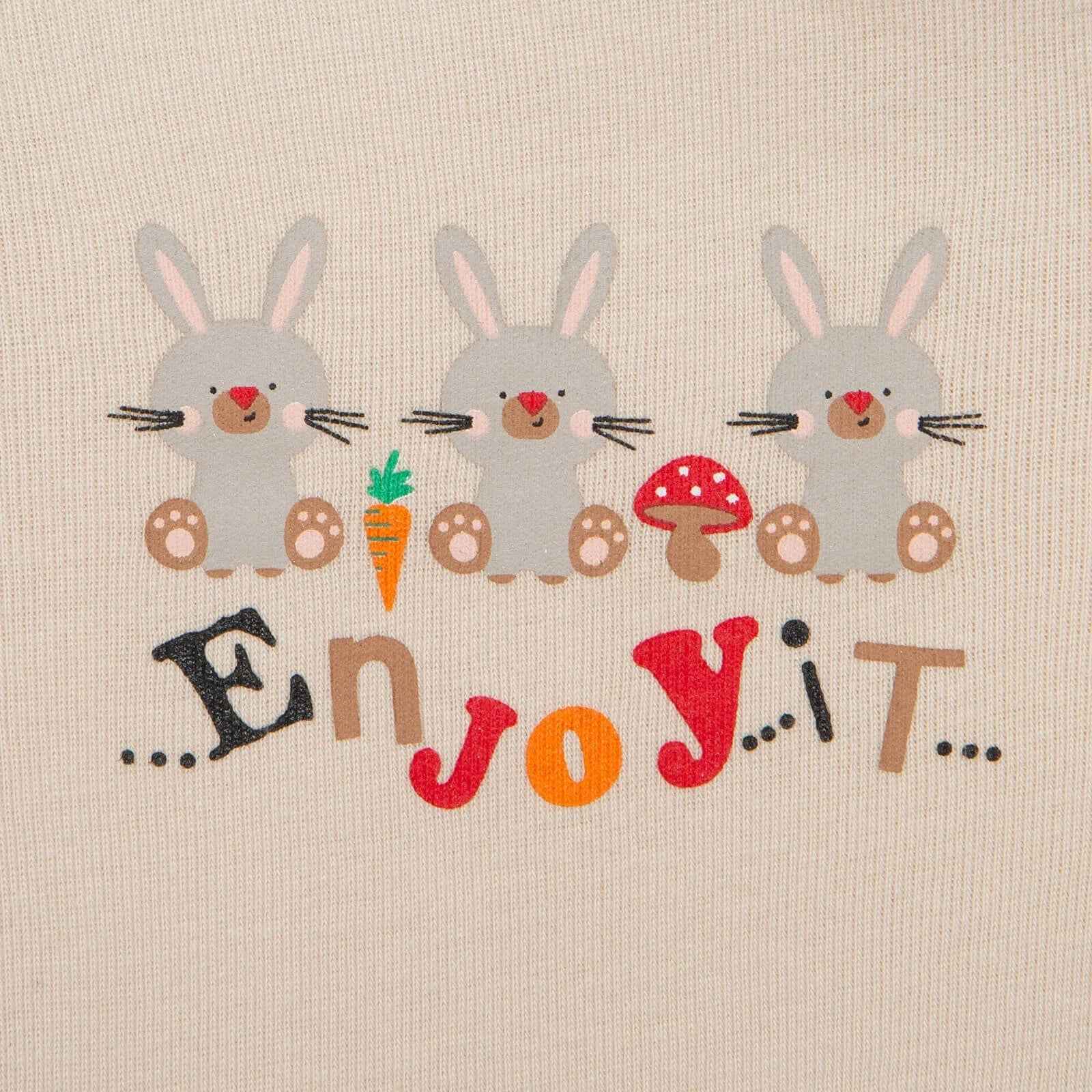 HelloBaby Unisex Long Sleeve Bodysuit - Beige