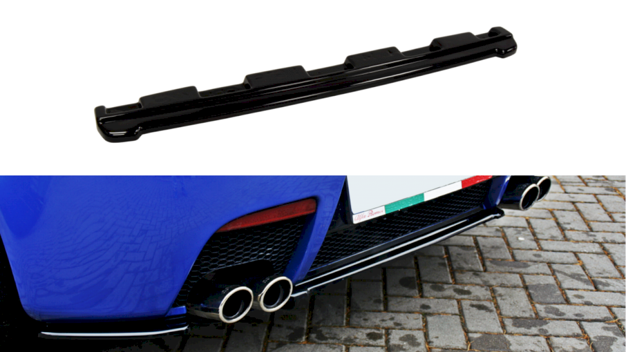 Maxton Design - CENTRAL REAR SPLITTER ALFA ROMEO 147 GTA (WITHOUT VERTICAL BARS)