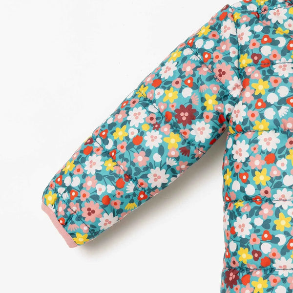 HelloBaby Baby Girl Floral Printed Coat - Printed