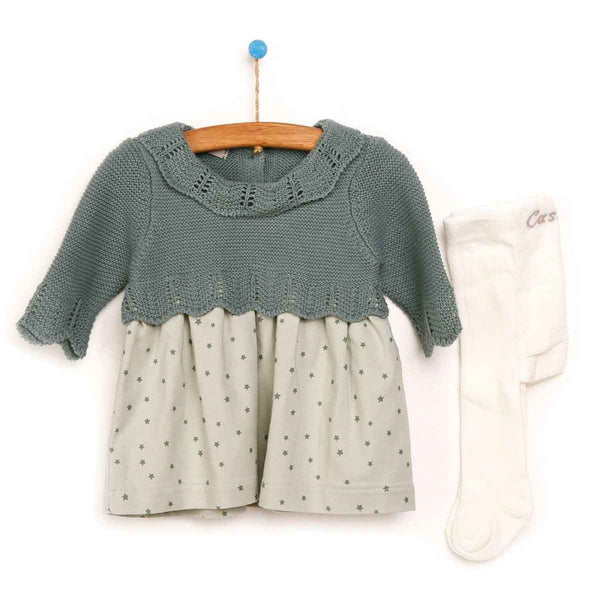 Cassiope Newborn Little Star Dress - Blue