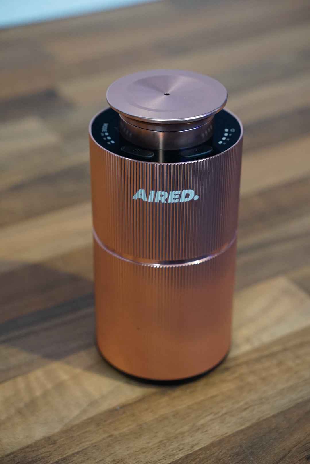 PRO1 In-Car / Home Mini Luxury Electronic Rechargeable Essential Oils Diffuser By AIRED. (ROSE GOLD)