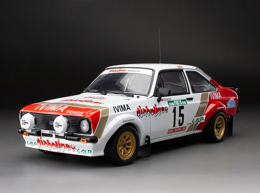 Ford Escort RS1800 #15 Santos and Oliveira Rallye de Portugal Vinho do Porto 1983 1:18 Scale Sun Star Diecast Model