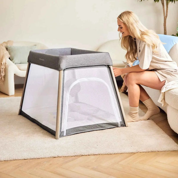 Ickle Bubba Scout 3-in-1 Travel Crib Cot & Playpen - Ash Grey