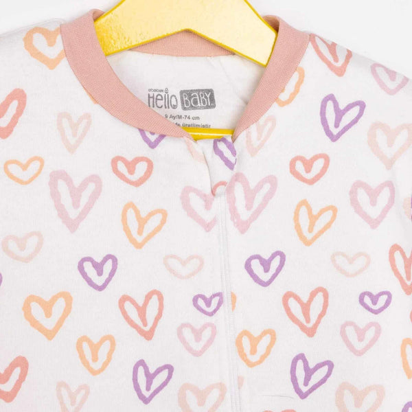 HelloBaby Girl Sleepsuit - Light Pink