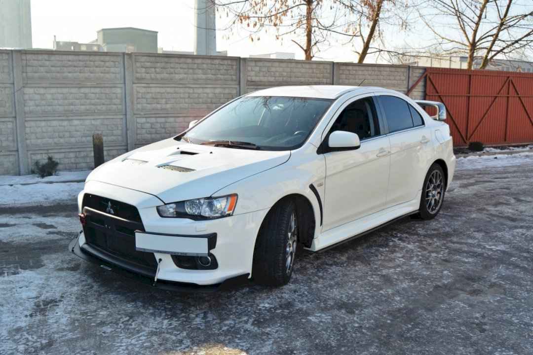 Maxton Design - FRONT RACING SPLITTER V.1 MITSUBISHI LANCER EVO X (2007-2015)