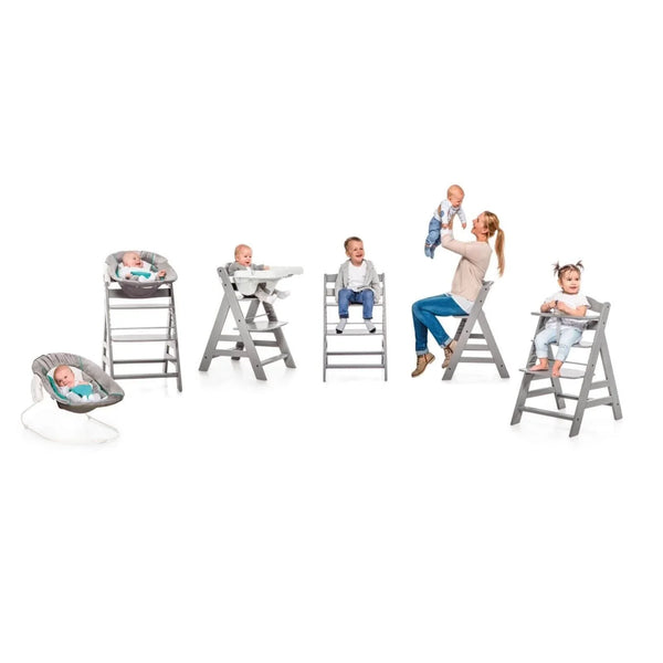 Hauck Alpha+ Wooden Highchair - White