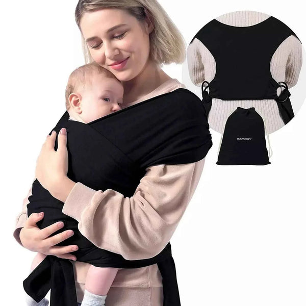 Momcozy Baby Wrap Carrier - Black