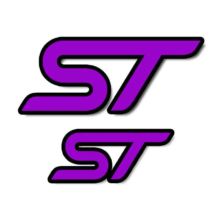 4D ST Replacement Badges - Multiple Colours (Fiesta Mk7.5 & MK8/8.5 > Focus Mk3, 3.5 & 4 > Puma MK2)