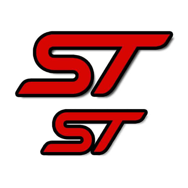 4D ST Replacement Badges - Multiple Colours (Fiesta Mk7.5 & MK8/8.5 > Focus Mk3, 3.5 & 4 > Puma MK2)