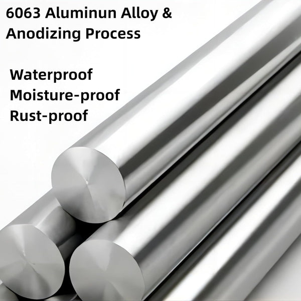 Aluminum Threshold Strip, 0.5-1.2cm Gap, 0.9m Matte Silver for Floors & Doors