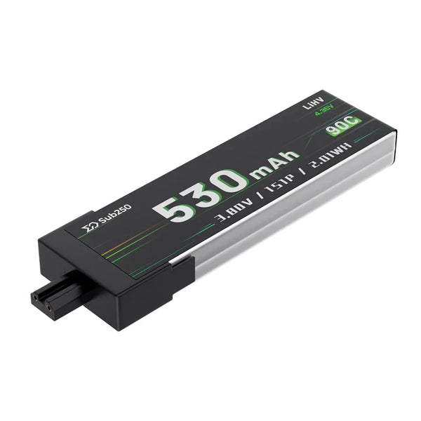 Sub250 GNB 1S 530mAh 90C Battery
