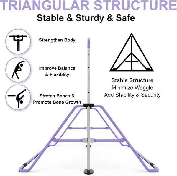 Adjustable Junior Kip Bar Gymnastics Training Equipment for Home GYMMAGE