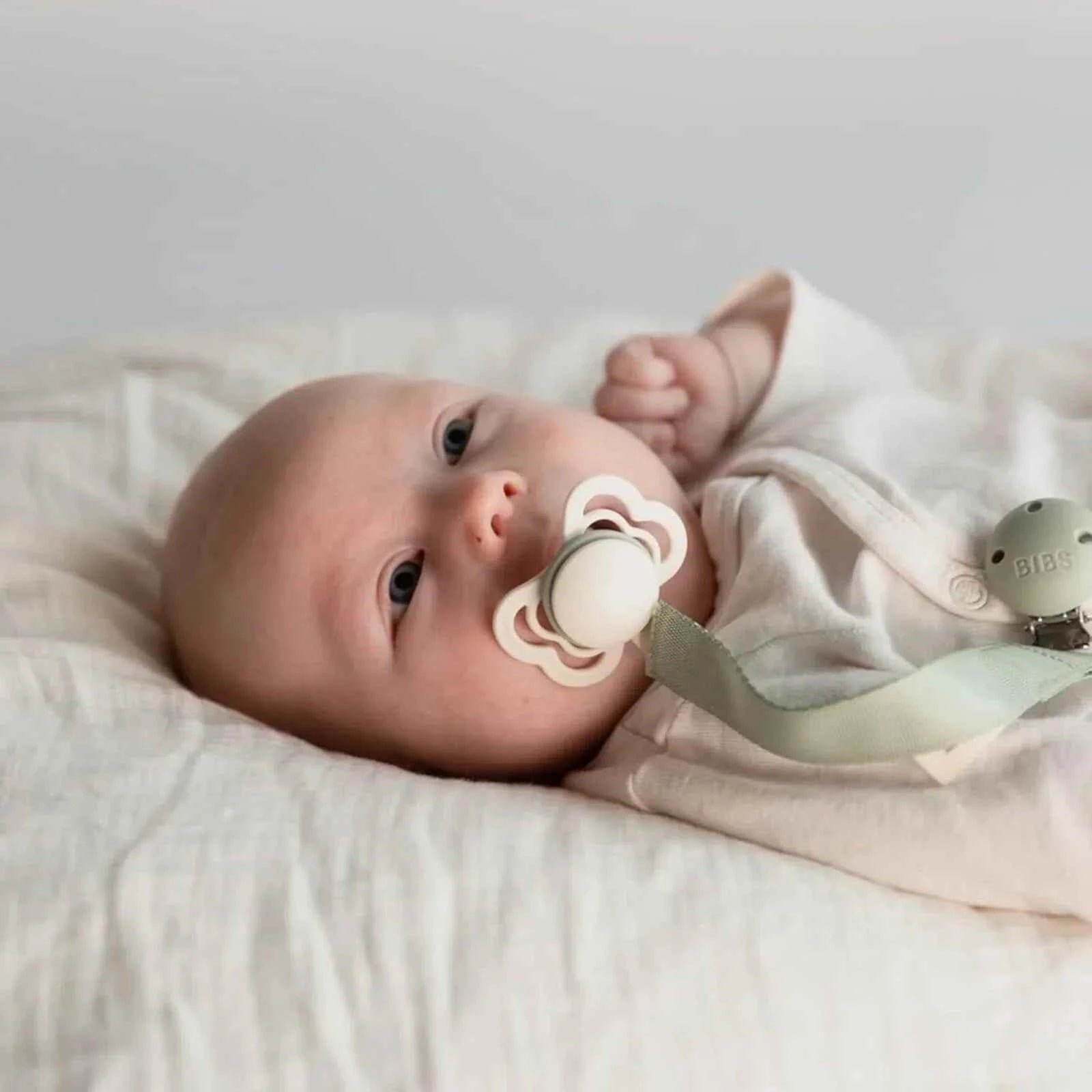 BIBS Soother Clip Ribbon - Sage