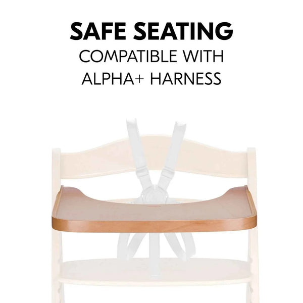 Hauck Alpha Wooden Tray - Natural