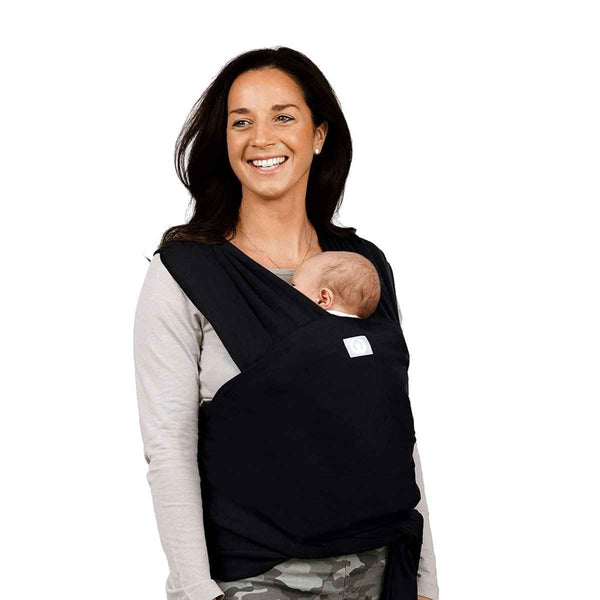 Gaia Carry Stretchy Baby Wrap Pure Tencel - Ebony