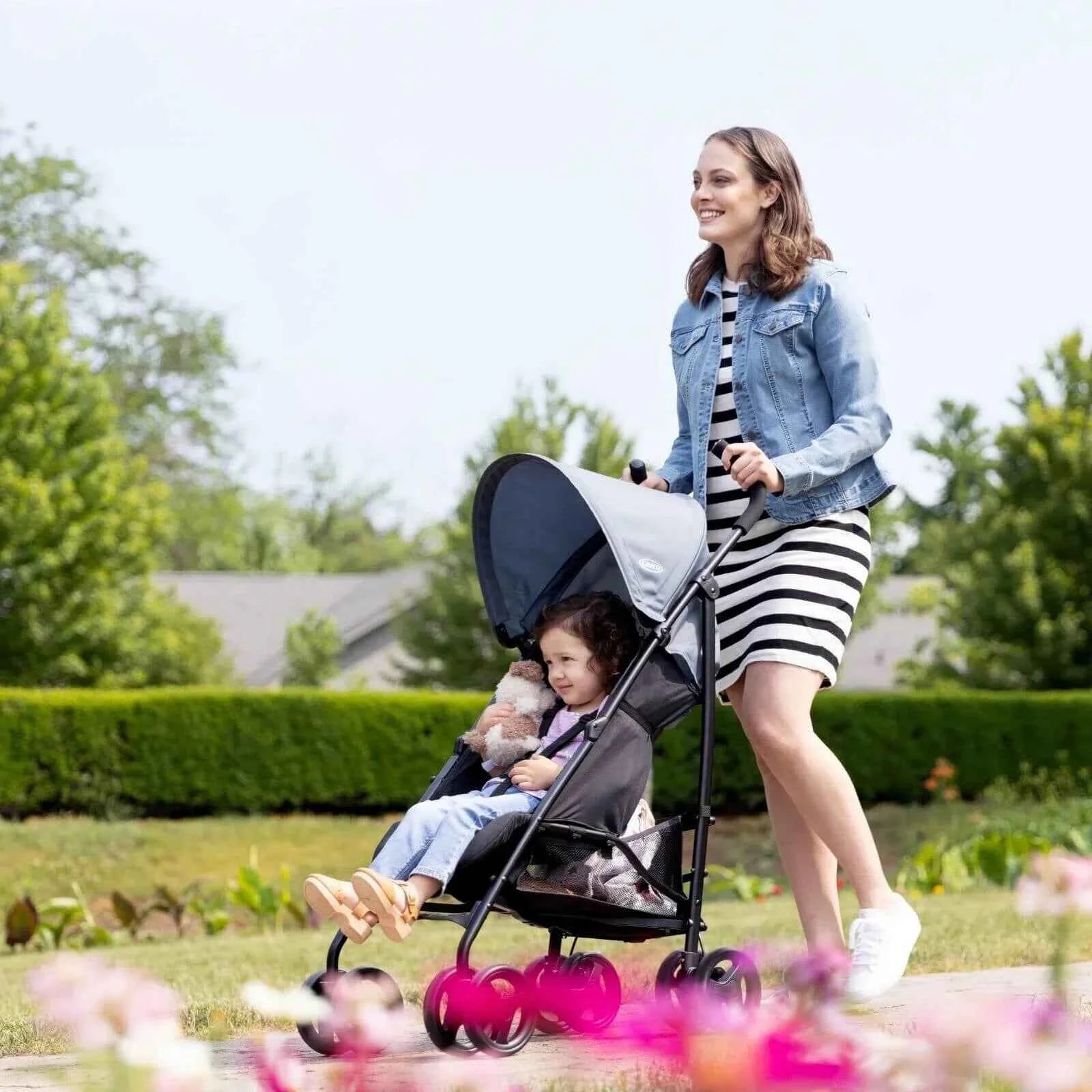 Graco EZLite Lightweight Travel Stroller - Stormy