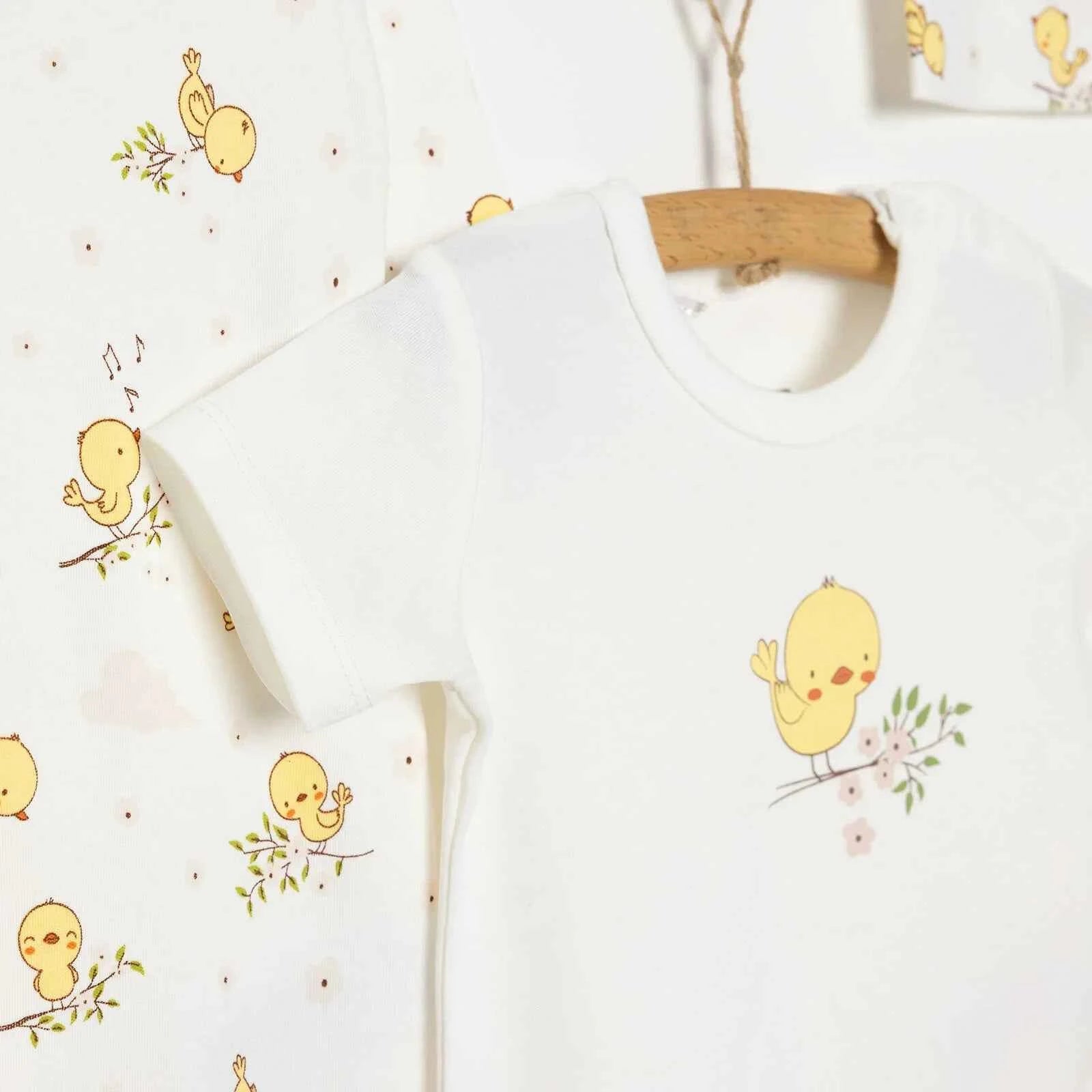 HelloBaby Girl Newborn Set 4 pcs - Ecru